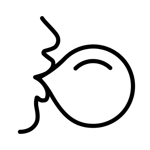 Stylized picture of a bubble gum